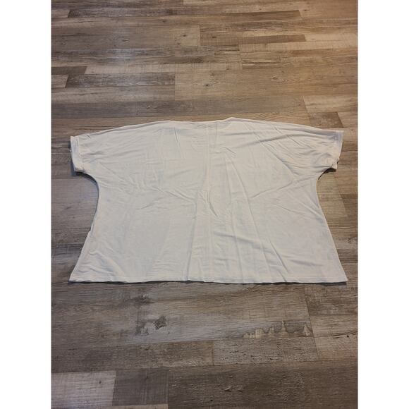 Tres Bien small women's white oversized tee - Picture 2 of 6
